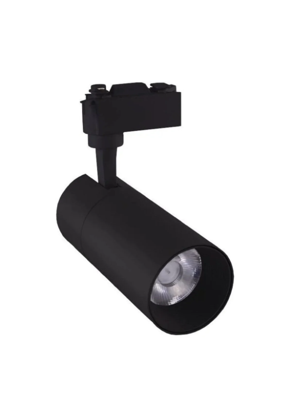 30W LEDLİ RAY SPOT - SİYAH KASA 3000K
